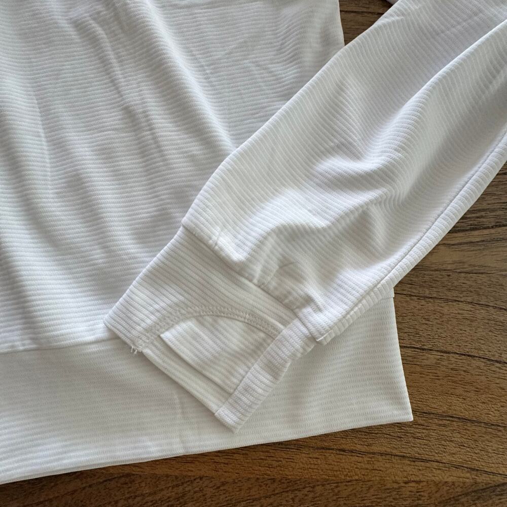 Athleta Girl White Zip up - Size XL 14 - Picture 5 of 8